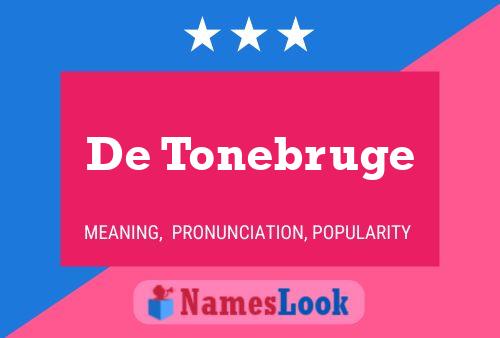 De Tonebruge 名字海报