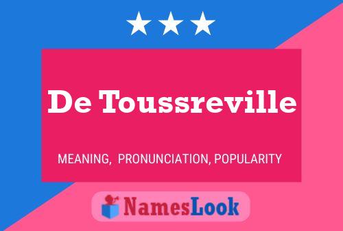 De Toussreville 名字海报