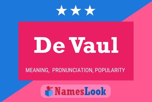 De Vaul 名字海报