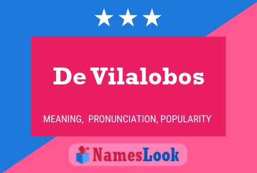 De Vilalobos 名字海报