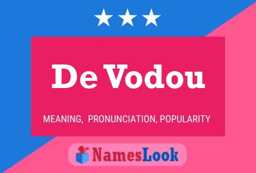 De Vodou 名字海报