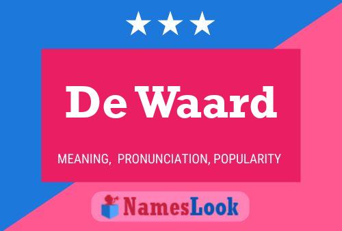 De Waard 名字海报