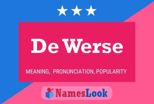 De Werse 名字海报