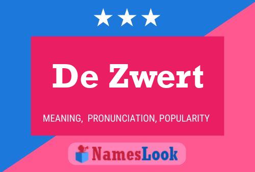 De Zwert 名字海报