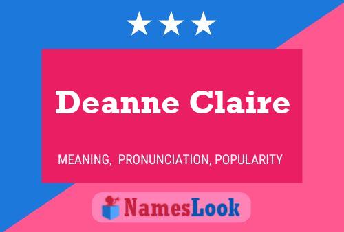 Deanne Claire 名字海报