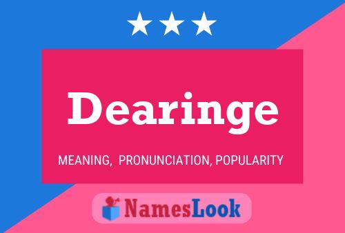 Dearinge 名字海报