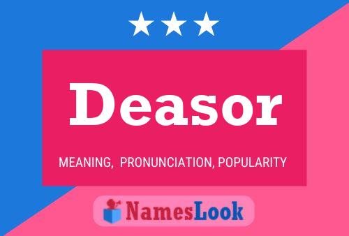 Deasor 名字海报