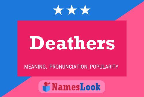 Deathers 名字海报