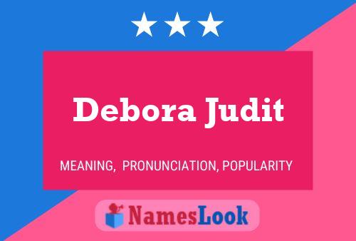 Debora Judit 名字海报