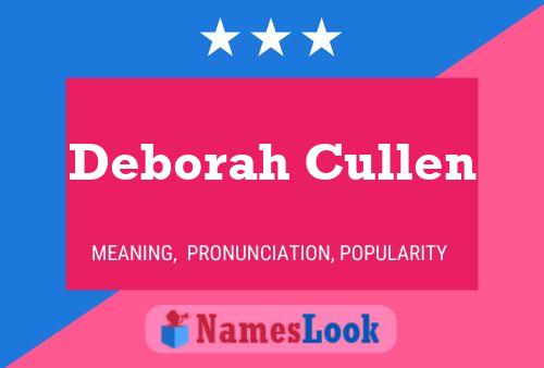 Deborah Cullen 名字海报