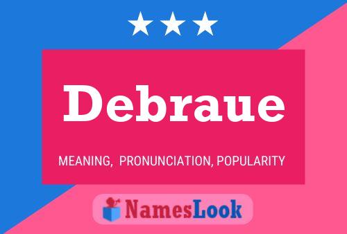 Debraue 名字海报