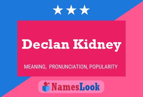 Declan Kidney 名字海报