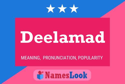 Deelamad 名字海报