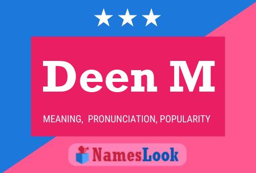 Deen M 名字海报