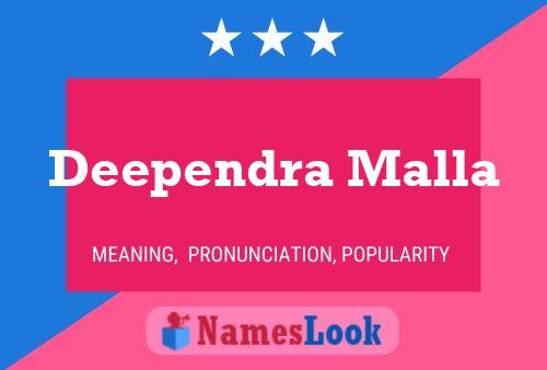 Deependra Malla 名字海报