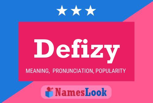 Defizy 名字海报