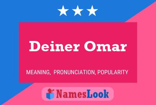 Deiner Omar 名字海报