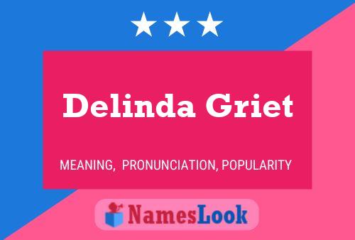 Delinda Griet 名字海报