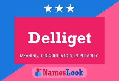 Delliget 名字海报