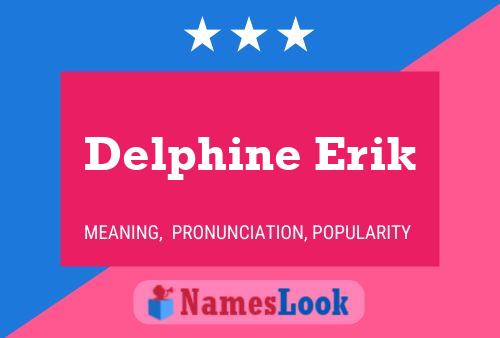 Delphine Erik 名字海报