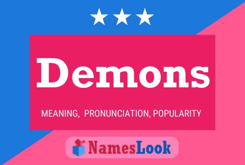 Demons 名字海报