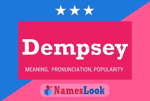 Dempsey 名字海报