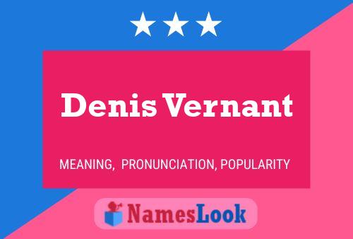 Denis Vernant 名字海报