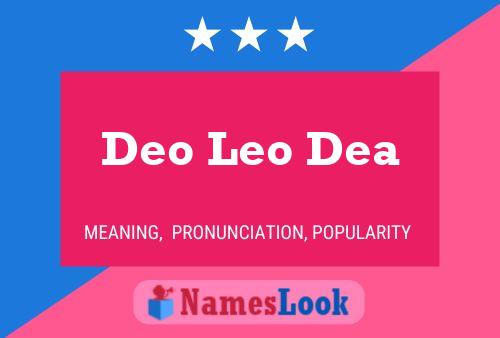 Deo Leo Dea 名字海报