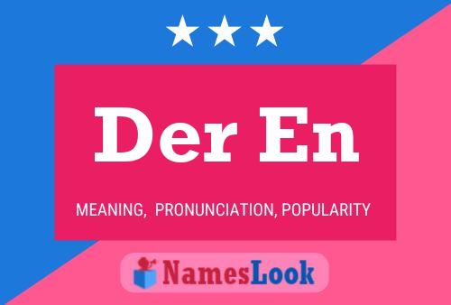 Der En 名字海报