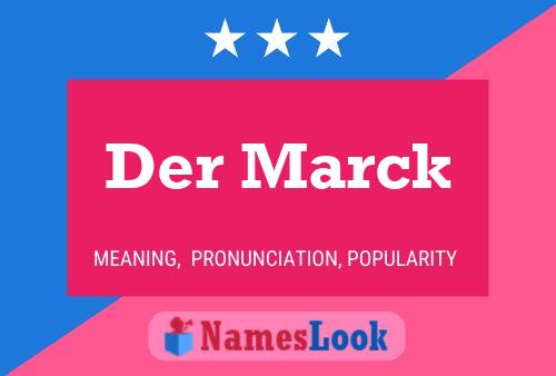 Der Marck 名字海报