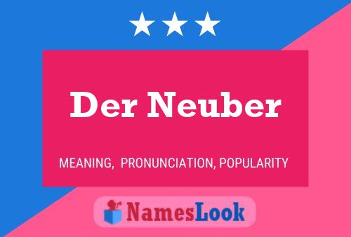 Der Neuber 名字海报