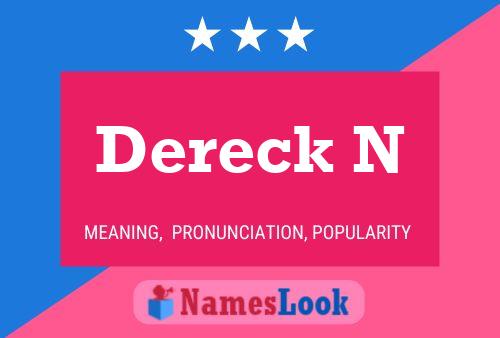 Dereck N 名字海报