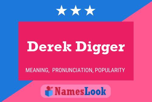 Derek Digger 名字海报