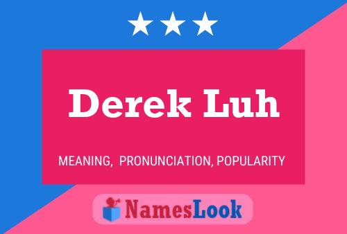 Derek Luh 名字海报