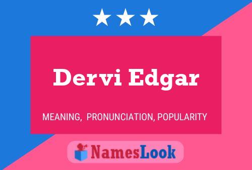 Dervi Edgar 名字海报