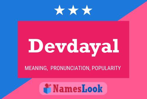 Devdayal 名字海报