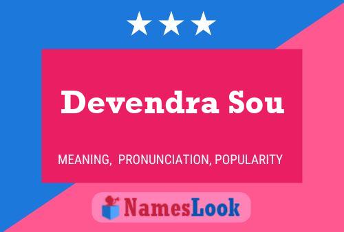 Devendra Sou 名字海报