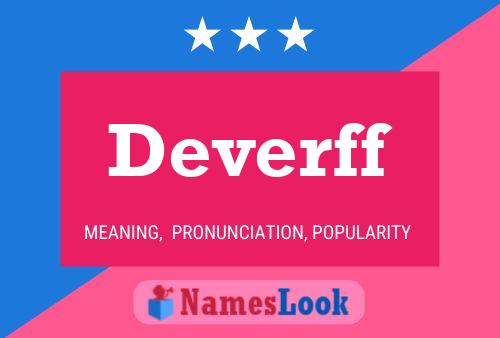 Deverff 名字海报