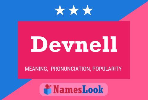 Devnell 名字海报