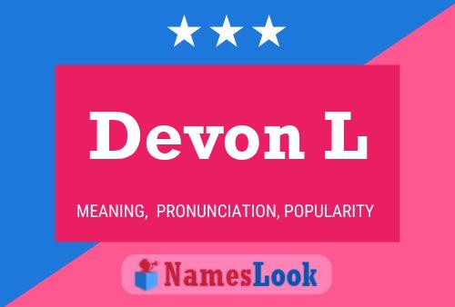 Devon L 名字海报