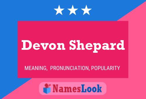 Devon Shepard 名字海报