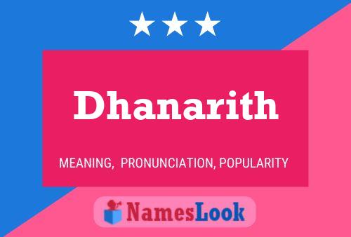 Dhanarith 名字海报