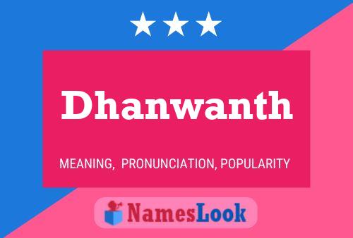 Dhanwanth 名字海报