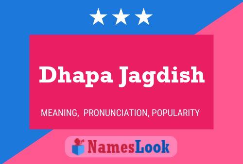 Dhapa Jagdish 名字海报