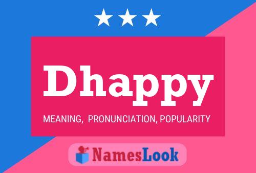 Dhappy 名字海报