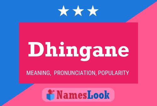 Dhingane 名字海报