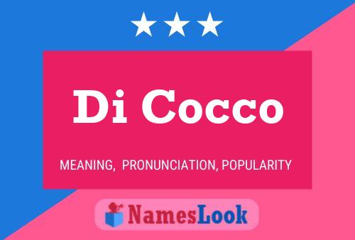 Di Cocco 名字海报