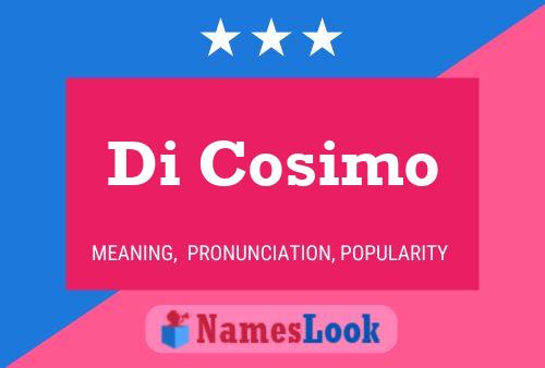 Di Cosimo 名字海报