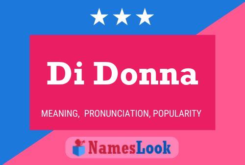 Di Donna 名字海报