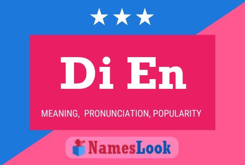 Di En 名字海报